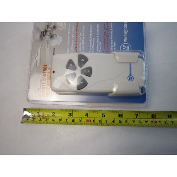 Westinghouse Universal Ceiling Fan And Light Remote Control White 77870 - Picture 9 of 10